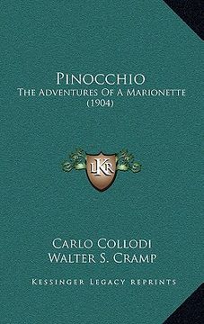 portada pinocchio: the adventures of a marionette (1904) (en Inglés)