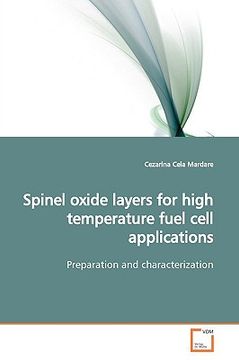 portada spinel oxide layers for high temperature fuel cell applications (en Inglés)