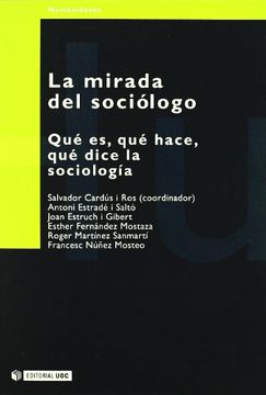 portada Mirada del Sociologo, la (in Spanish)