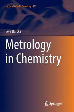 portada Metrology in Chemistry (en Inglés)
