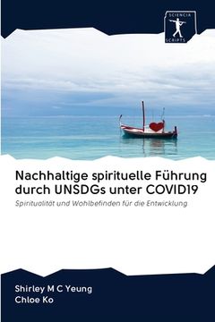 portada Nachhaltige spirituelle Führung durch UNSDGs unter COVID19 (en Alemán)