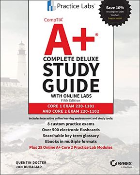 portada Comptia a+ Complete Deluxe Study Guide With Online Labs: Core 1 Exam 220-1101 and Core 2 Exam 220-1102 
