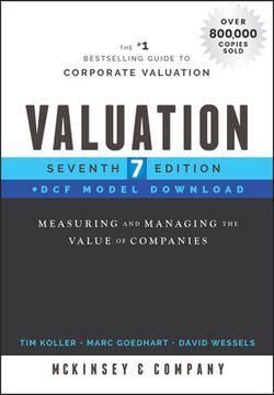 portada Valuation, dcf Model Download: Measuring and Managing the Value of Companies (Wiley Finance) (in English)