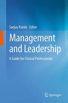 portada Management and Leadership - A Guide for Clinical Professionals (en Inglés)
