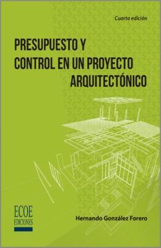 portada Presupuesto y control en un proyecto arquitectónico
