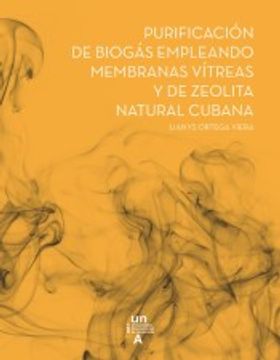 portada Purificación de Biogás Empleando Membranas Vítreas y de Zeolita Natural Cubana (in Spanish)