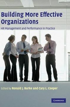 portada Building More Effective Organizations Hardback: Hr Management and Performance in Practice 
