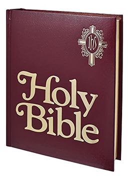 portada New Catholic Bible Family Edition (Burgundy) (en Inglés)