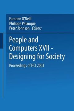 portada people and computers xvii - designing for society: proceedings of hci 2003 (en Inglés)