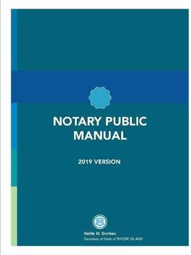 portada Rhode Island Notary Public Manual (en Inglés)