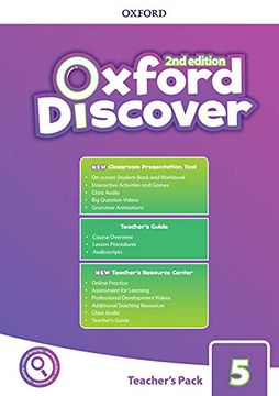 portada Oxford Discover 5. Teacher's Book With Classroom Practice Tool + Online Practice Test (en Inglés)