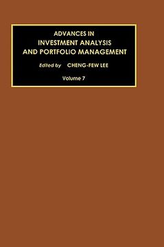 portada advances in investment analysis and portfolio management, volume 7