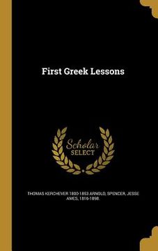 portada First Greek Lessons (in English)