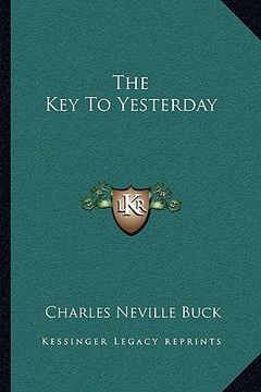 portada the key to yesterday (in English)