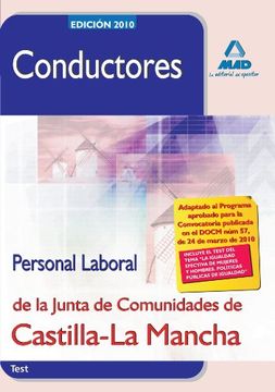 portada Conductores. Personal Laboral de la Junta de Comunidades de Castilla-La Mancha. Test
