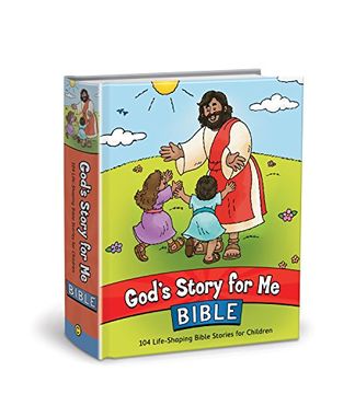 portada God's Story for me Bible: 104 Life-Shaping Bible Stories for Children (en Inglés)