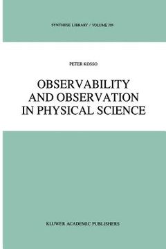 portada Observability and Observation in Physical Science (en Inglés)