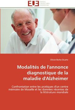 portada Modalites de L'Annonce Diagnostique de La Maladie D'Alzheimer