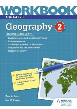 portada Aqa A-Level Geography Workbook 2: Human Geography (en Inglés)