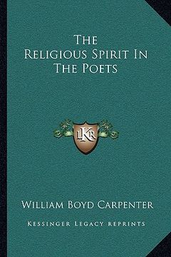 portada the religious spirit in the poets (in English)