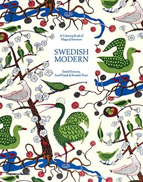 portada Swedish Modern: Estrid Ericson, Josef Frank, and Svenskt Tenn: A Coloring Book of Magical Interiors