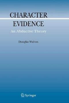 portada character evidence: an abductive theory (en Inglés)