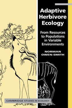 portada Adaptive Herbivore Ecology Paperback (Cambridge Studies in Ecology) (in English)