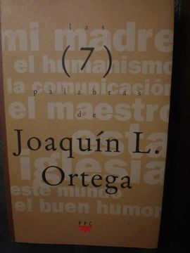 portada Las Siete Palabras de Joaquin Luis Ortega