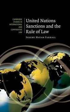 portada United Nations Sanctions and the Rule of law (Cambridge Studies in International and Comparative Law) (en Inglés)