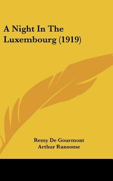 portada a night in the luxembourg (1919) (in English)