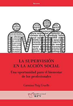 portada La Supervisión en la Acción Social: Una Oportunidad Para el Bienestar de los Profesionales (Recerca) (in Spanish)