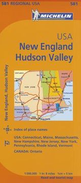 portada michelin map new england, hudson valley