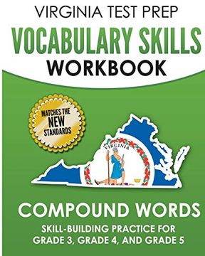 portada Virginia Test Prep Vocabulary Skills Workbook Compound Words: Skill-Building Practice for Grade 3, Grade 4, and Grade 5 (in English)