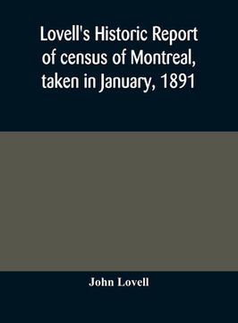 portada Lovell's historic report of census of Montreal, taken in January, 1891