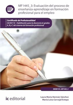 portada Evaluación del Proceso de Enseñanza-Aprendizaje en Formación Profesional Para el Empleo. Ssce0110 - Habilitación Para la Docencia en Grados a, b y c del Sistema de Formación Profesional