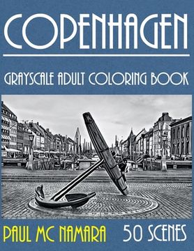 portada Copenhagen Grayscale: Adult Coloring Book (in English)