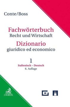 portada Fachwörterbuch Recht und Wirtschaft Band 1: Italienisch - Deutsch
