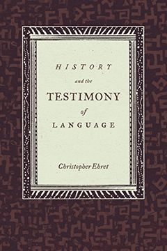 portada History and the Testimony of Language (en Inglés)