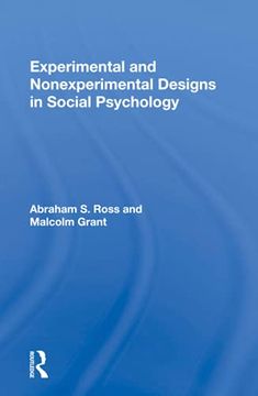 portada Experimental and Nonexperimental Designs in Social Psychology 