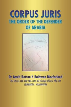 portada Corpus Juris: The Order of the Defender of Arabia (en Inglés)