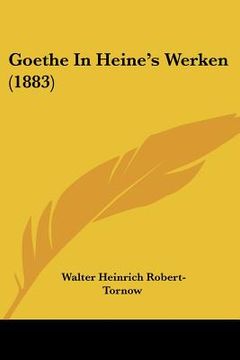portada goethe in heine's werken (1883) (in English)