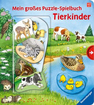 portada Mein Großes Puzzle-Spielbuch: Tierkinder (en Alemán)