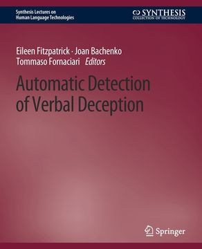 portada Automatic Detection of Verbal Deception (en Inglés)