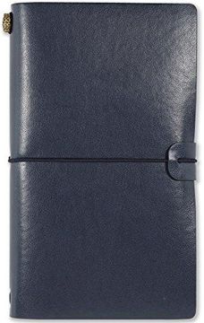portada Voyager Refillable Notebook - Midnight Blue (Traveler'S Journal, Planner, Notebook) (en Inglés)