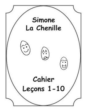 portada Simone La Chenille Livre Cahier 1-10 (en Inglés)