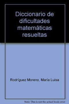 portada diccionario dificultades matemat.resueltas (in Spanish)