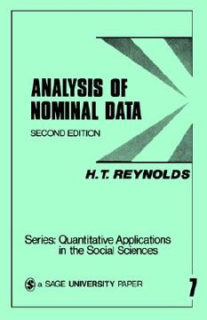 portada Analysis of Nominal Data (Quantitative Applications in the Social Sciences) (en Inglés)