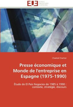 portada Presse Economique Et Monde de L'Entreprise En Espagne (1975-1990)