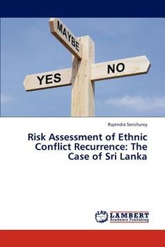 portada risk assessment of ethnic conflict recurrence: the case of sri lanka (en Inglés)