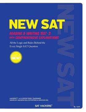 portada NEW SAT Reading & Writing Test 3: with Comprehensive Explanations (en Inglés)